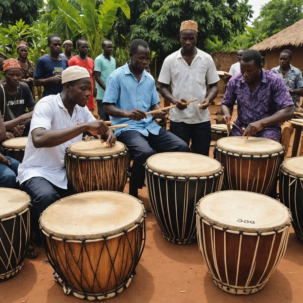 Où participer à un atelier de fabrication de tambours en Afrique de l'Ouest?