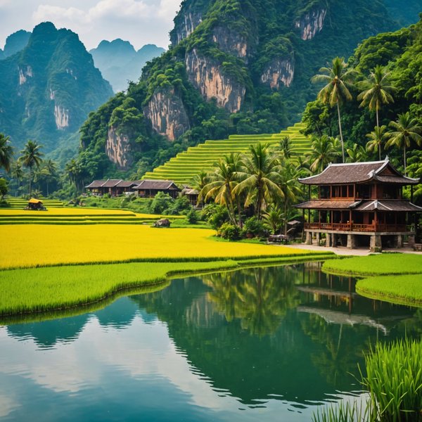 Comment choisir une location de vacances au Vietnam avec des cours de cuisine et des excursions en rizières?